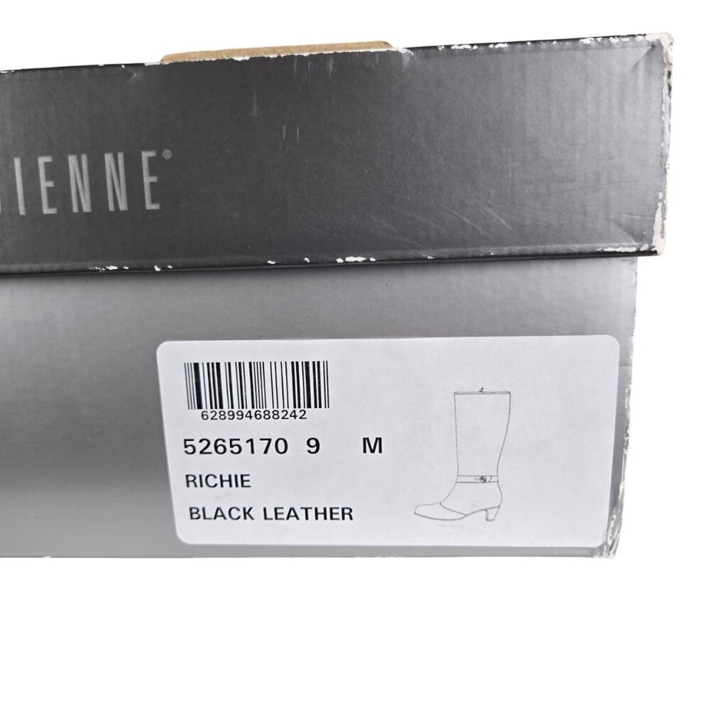 La Canadienne Tall Boots 9 Black Waterproof Leather Full Zip Very Good Condition - Picture 12 of 16